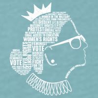 Ruth Bader Ginsburg Notorious RBG Quotes Sueded Cloud Jersey T-Shirt