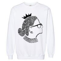 Ruth Bader Ginsburg Notorious RBG Quotes Garment-Dyed Sweatshirt