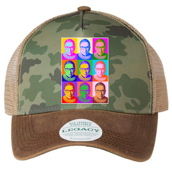 Ruth Bader Ginsburg RBG Pop Art Tribute Legacy Tie Dye Trucker Hat