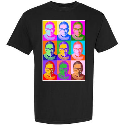 Ruth Bader Ginsburg RBG Pop Art Tribute Garment-Dyed Heavyweight T-Shirt