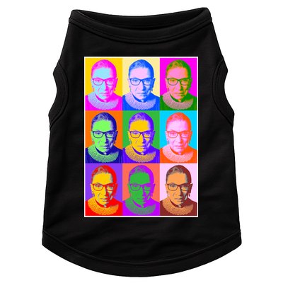 Ruth Bader Ginsburg RBG Pop Art Tribute Doggie Tank