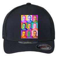 Ruth Bader Ginsburg RBG Pop Art Tribute Flexfit Unipanel Trucker Cap