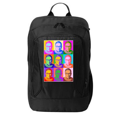 Ruth Bader Ginsburg RBG Pop Art Tribute City Backpack