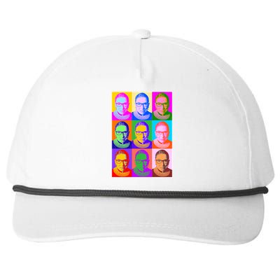 Ruth Bader Ginsburg RBG Pop Art Tribute Snapback Five-Panel Rope Hat