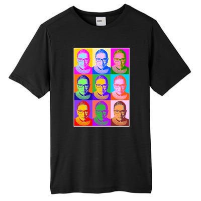 Ruth Bader Ginsburg RBG Pop Art Tribute Tall Fusion ChromaSoft Performance T-Shirt