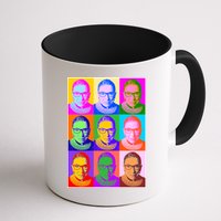 Ruth Bader Ginsburg RBG Pop Art Tribute Mug