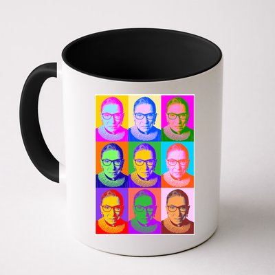 Ruth Bader Ginsburg RBG Pop Art Tribute Mug