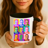 Ruth Bader Ginsburg RBG Pop Art Tribute Mug