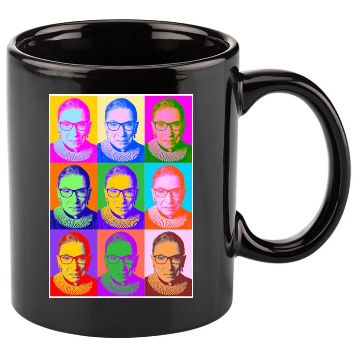 Ruth Bader Ginsburg RBG Pop Art Tribute 11oz C Handle Ceramic Mug