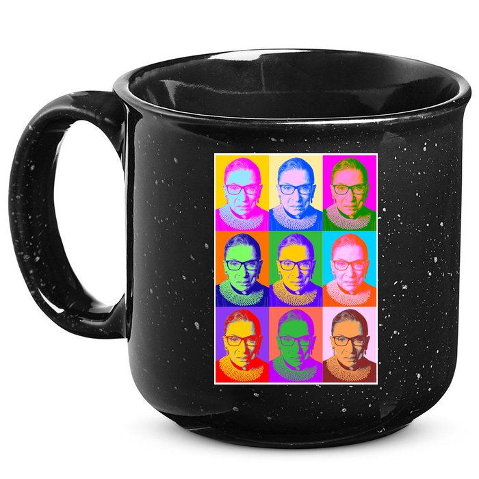 Ruth Bader Ginsburg RBG Pop Art Tribute 15oz Campfire Ceramic Mug