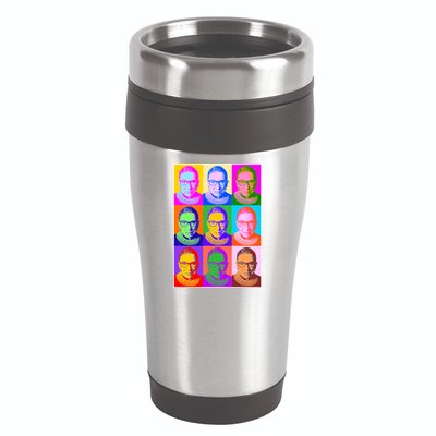 Ruth Bader Ginsburg RBG Pop Art Tribute 16oz Travel Tumbler