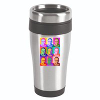 Ruth Bader Ginsburg RBG Pop Art Tribute 16oz Travel Tumbler