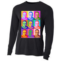 Ruth Bader Ginsburg RBG Pop Art Tribute Cooling Performance Long Sleeve Crew