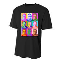 Ruth Bader Ginsburg RBG Pop Art Tribute Youth Performance Sprint T-Shirt