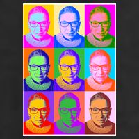 Ruth Bader Ginsburg RBG Pop Art Tribute 25L Jumbo Tote