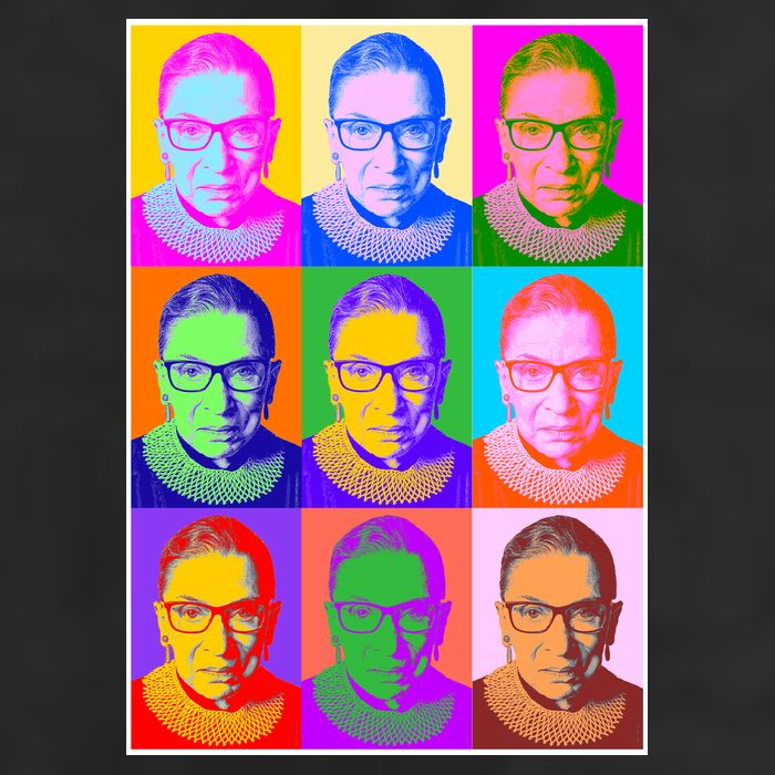 Ruth Bader Ginsburg RBG Pop Art Tribute 25L Jumbo Tote