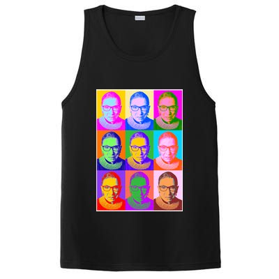 Ruth Bader Ginsburg RBG Pop Art Tribute PosiCharge Competitor Tank