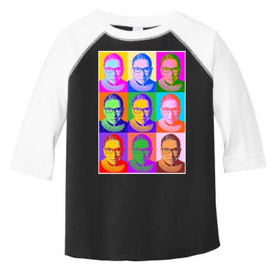 Ruth Bader Ginsburg RBG Pop Art Tribute Toddler Fine Jersey T-Shirt