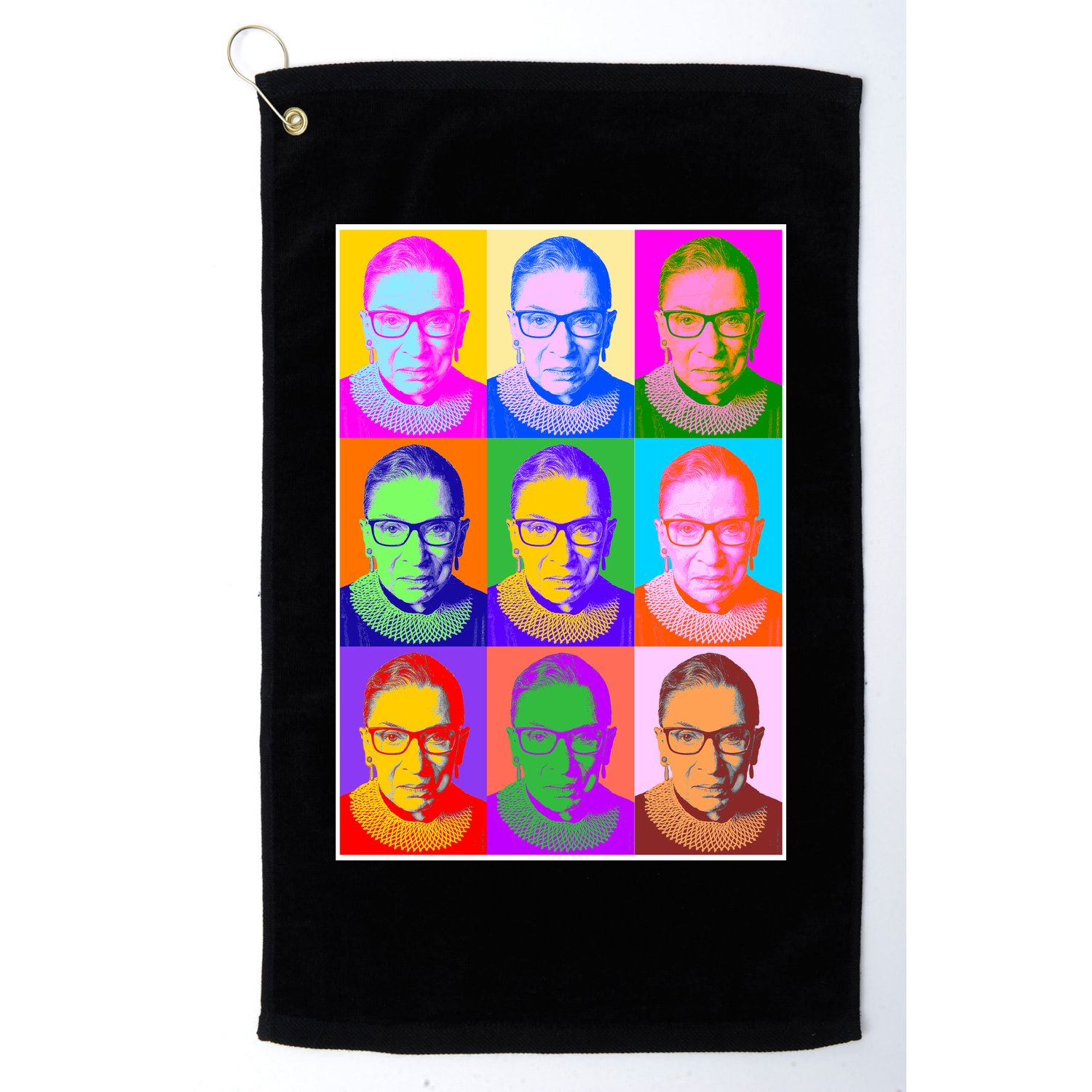 Ruth Bader Ginsburg RBG Pop Art Tribute Golf Towel