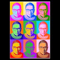 Ruth Bader Ginsburg RBG Pop Art Tribute Wool Snapback Cap