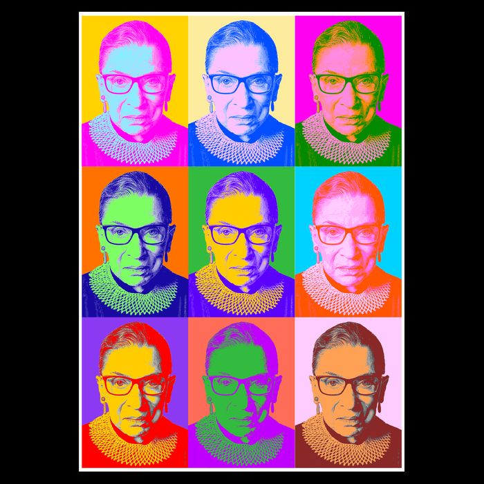 Ruth Bader Ginsburg RBG Pop Art Tribute Wool Snapback Cap