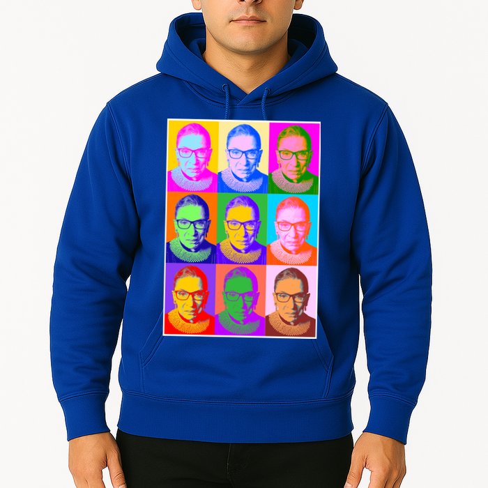 Ruth Bader Ginsburg RBG Pop Art Tribute Hoodie