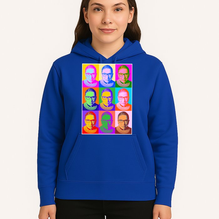 Ruth Bader Ginsburg RBG Pop Art Tribute Hoodie