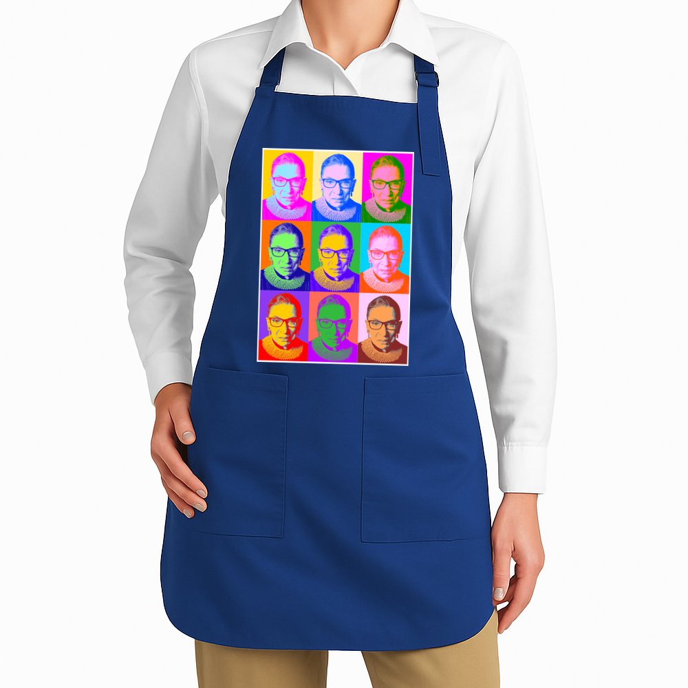 Ruth Bader Ginsburg RBG Pop Art Tribute Apron