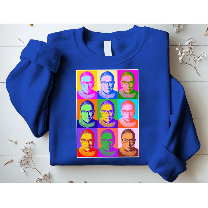 Ruth Bader Ginsburg RBG Pop Art Tribute Sweatshirt