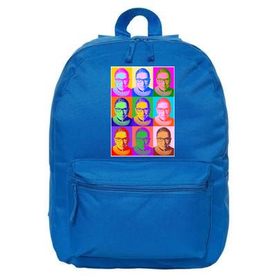 Ruth Bader Ginsburg RBG Pop Art Tribute 16 in Basic Backpack