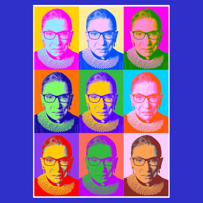 Ruth Bader Ginsburg RBG Pop Art Tribute 16 in Basic Backpack