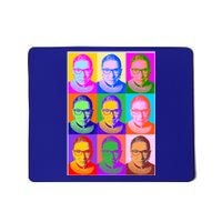 Ruth Bader Ginsburg RBG Pop Art Tribute Mousepad