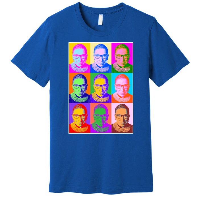 Ruth Bader Ginsburg RBG Pop Art Tribute Premium T-Shirt