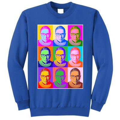 Ruth Bader Ginsburg RBG Pop Art Tribute Tall Sweatshirt