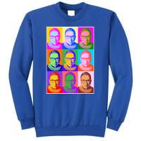 Ruth Bader Ginsburg RBG Pop Art Tribute Tall Sweatshirt