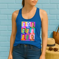 Ruth Bader Ginsburg RBG Pop Art Tribute Womens Tank Top