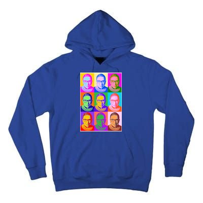 Ruth Bader Ginsburg RBG Pop Art Tribute Tall Hoodie