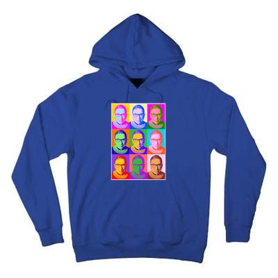 Ruth Bader Ginsburg RBG Pop Art Tribute Tall Hoodie