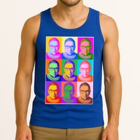 Ruth Bader Ginsburg RBG Pop Art Tribute Tank Top