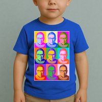 Ruth Bader Ginsburg RBG Pop Art Tribute Toddler T-Shirt