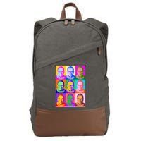 Ruth Bader Ginsburg RBG Pop Art Tribute Cotton Canvas Backpack