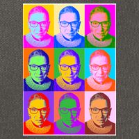 Ruth Bader Ginsburg RBG Pop Art Tribute Cotton Canvas Backpack