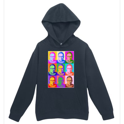 Ruth Bader Ginsburg RBG Pop Art Tribute Urban Pullover Hoodie