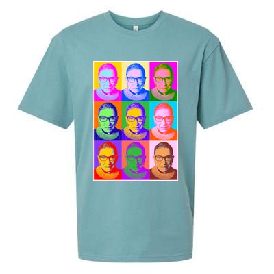 Ruth Bader Ginsburg RBG Pop Art Tribute Sueded Cloud Jersey T-Shirt