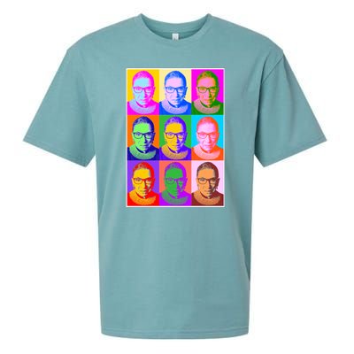 Ruth Bader Ginsburg RBG Pop Art Tribute Sueded Cloud Jersey T-Shirt