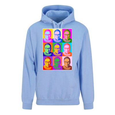 Ruth Bader Ginsburg RBG Pop Art Tribute Unisex Surf Hoodie