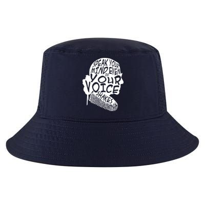 Ruth Bader Ginsburg Speak Your Mind  Cool Comfort Performance Bucket Hat
