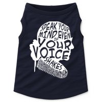 Ruth Bader Ginsburg Speak Your Mind  Doggie Tank