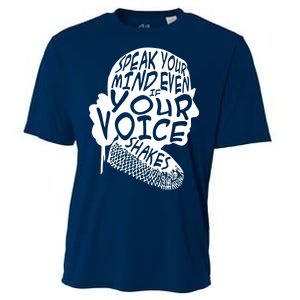 Ruth Bader Ginsburg Speak Your Mind  Cooling Performance Crew T-Shirt