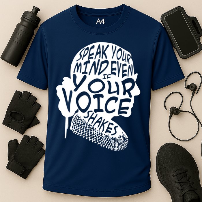 Ruth Bader Ginsburg Speak Your Mind  Performance Shirt